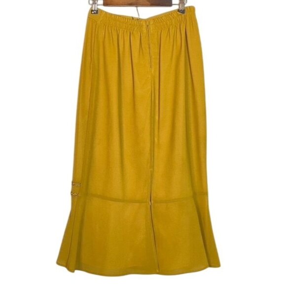 Vintage Sara Max Collection Golden Chartreuse 3-Piece Midi Length M Set Modest - Picture 4 of 9